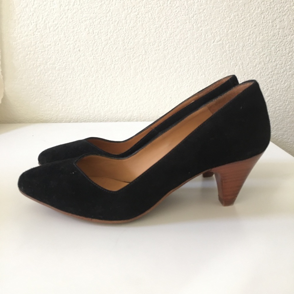 Sezane Daim Noir heels Pumps size36